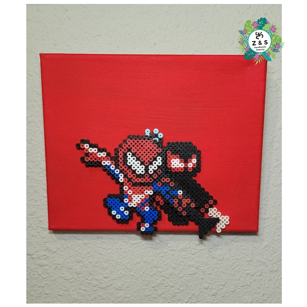 Spiderman Melty Beads Spider-Man And Spider-Man (Miles Morales